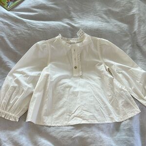 NWT: 6/7 girl J. Crew crewcuts ivory blouse top